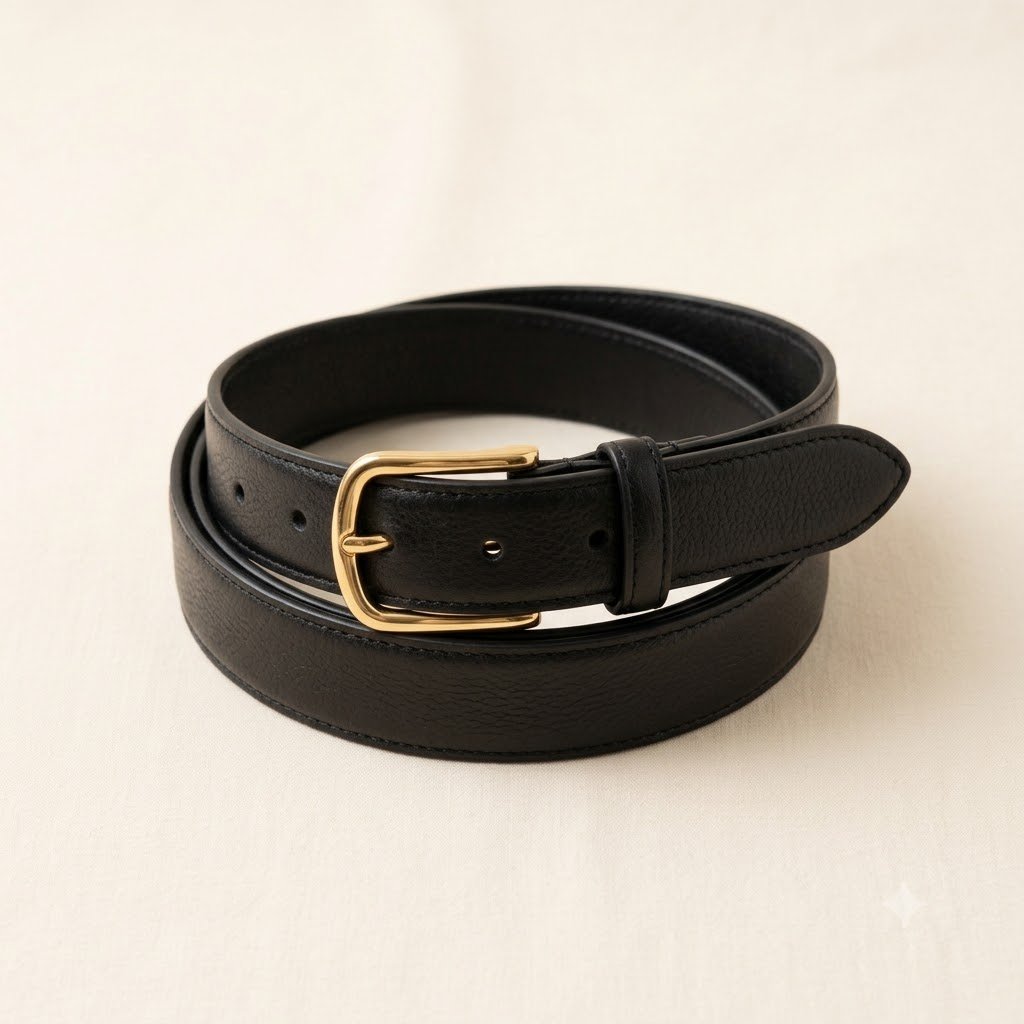 Black Lether Belt