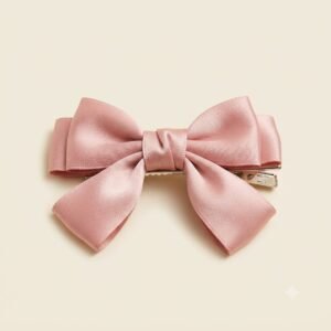 Blush Pink Bow Clip