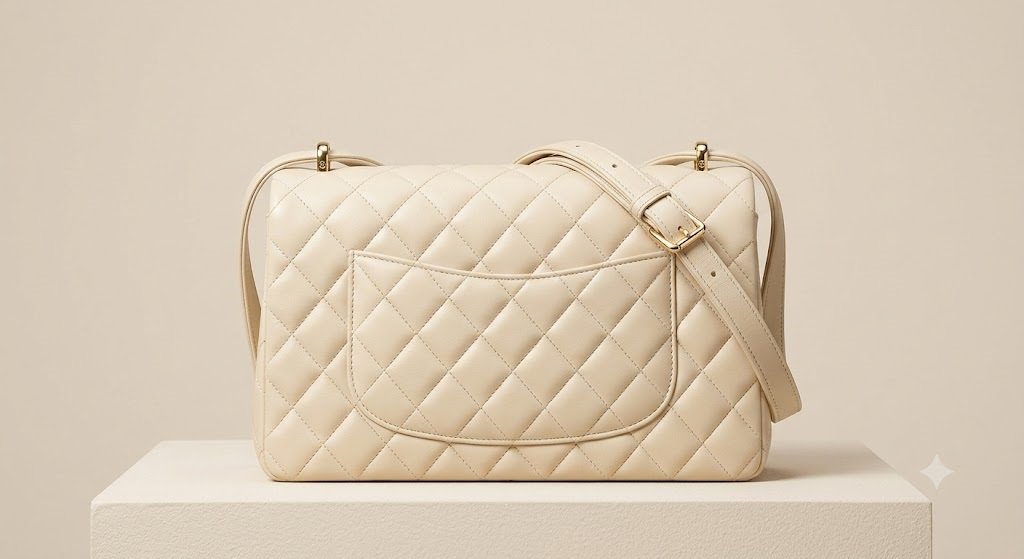 Cream Quilted Bag