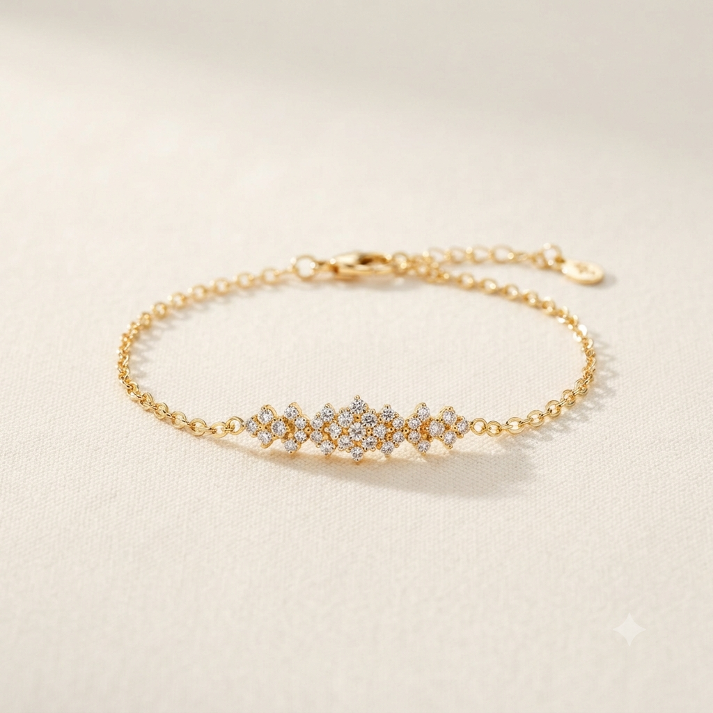 Gold Crystal Bracelet