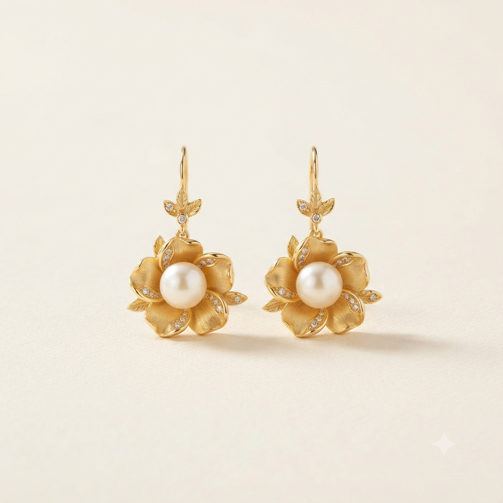 Elegant Pearl Earrings