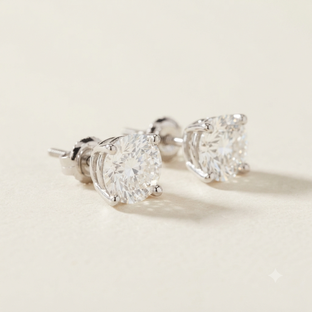 Diamond Stud Earring