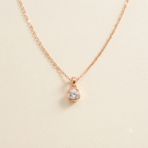 Rose Gold Pendant Necklace