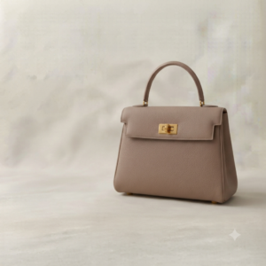 Beige Minimalist Handbag