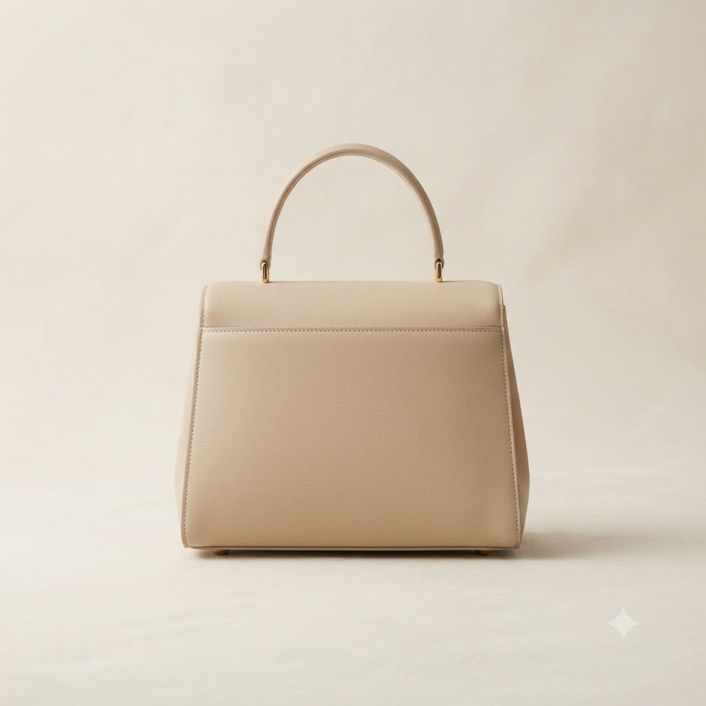 Beige Minimalist Handbag